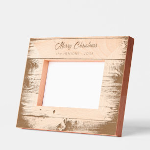 Cadres Gravés Bois Rustique Joyeux Noël Fêtes