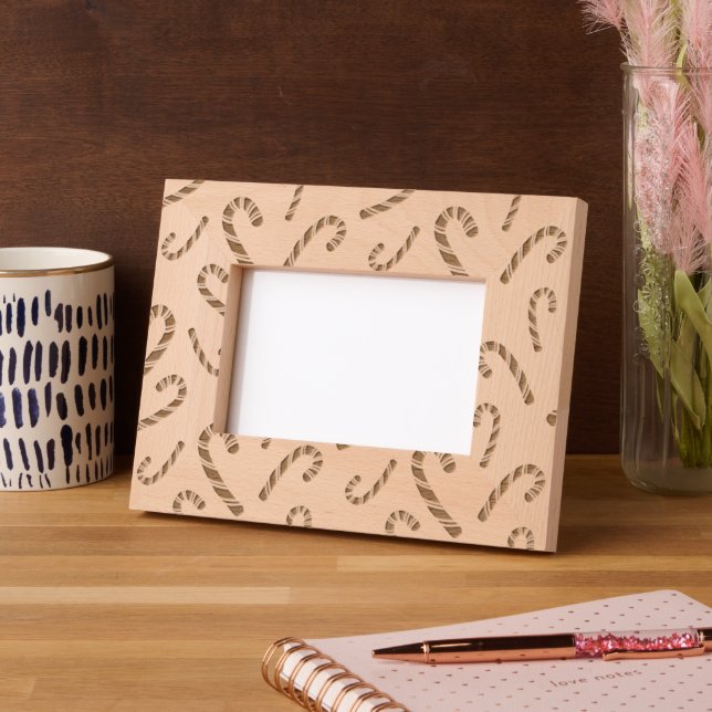 Cadres Gravés Candy Cane Pattern (Gauche)