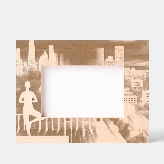 Cadres Gravés Citation inspirante avec illustration dynamique (Recto)