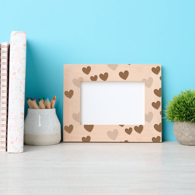 Cadres Gravés Coeurs flottants (Recto)