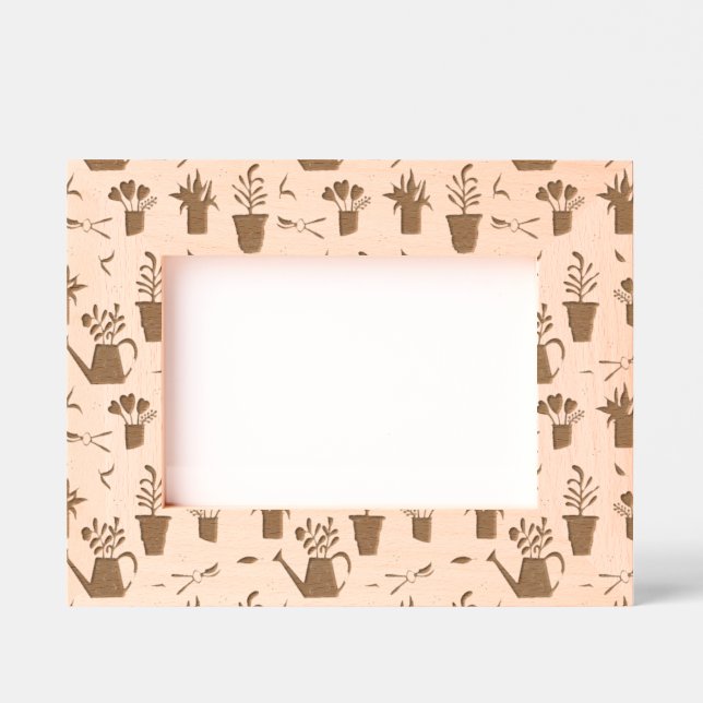 Cadres Gravés Conception du jardin (Recto)