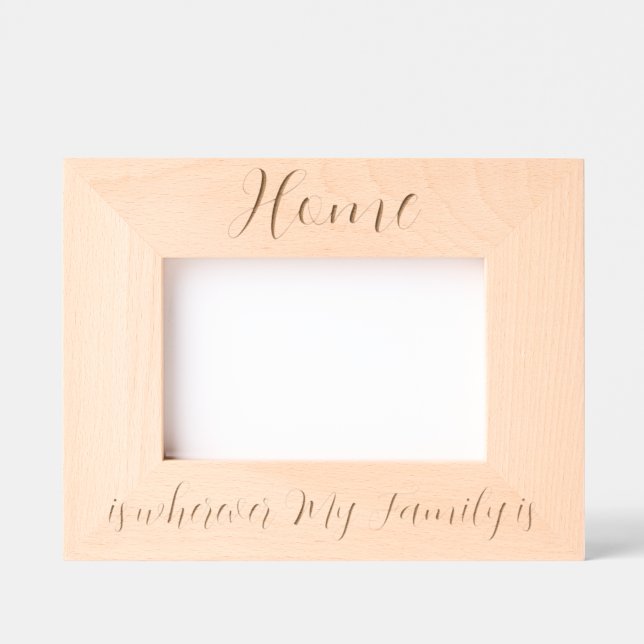 Cadres Gravés Custom Family Portrait Personalized Message (Recto)