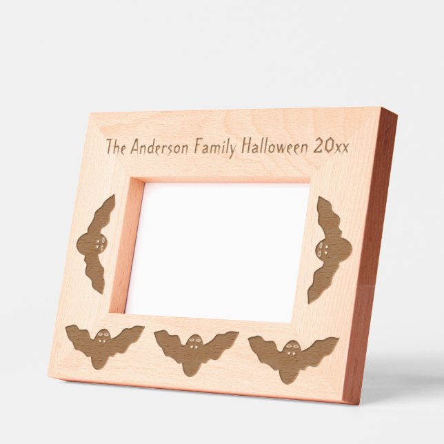 Cadres Gravés Déplaisant Halloween Vampire Bat Custom (Gauche)
