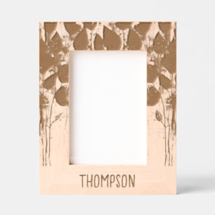 Cadres Gravés Design forestier Bois personnalisé