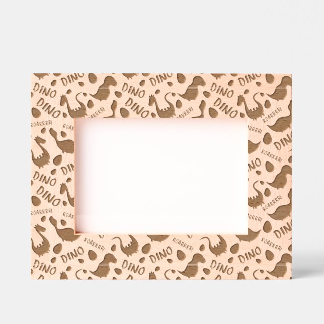 Cadres Gravés Dinosaures (Recto)