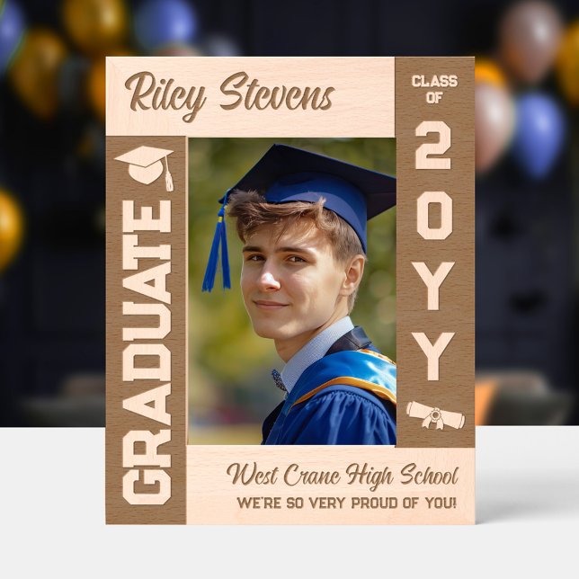 Cadres Gravés Diplôme de police de Varsity Classe de l'année et  (Créateur téléchargé)