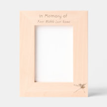 Dragonfly Photo Personnalisée de Memorial Keepsaké