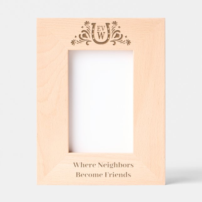 Cadres Gravés El Vaquero Photo Frame (Recto)