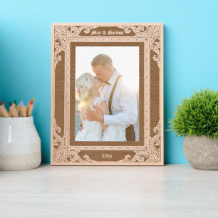 Cadres Gravés Élégante époque victorienne 1877 Frontière