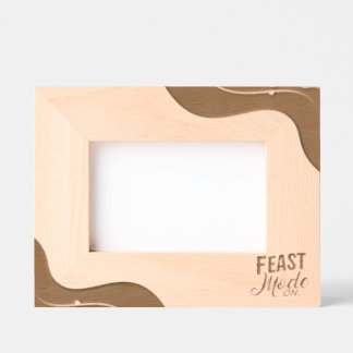 Cadres Gravés "Géométrie fluide"