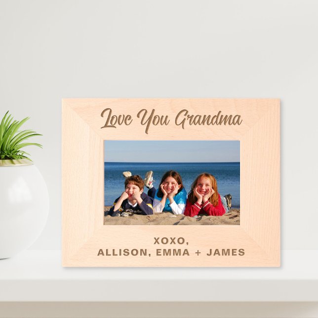 Cadres Gravés Grandma Love You Photo (Créateur téléchargé)
