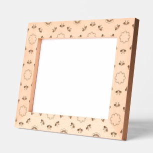 Cadres Gravés Joyeux motif floral Vintage images gravées