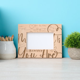 Cadres Gravés Joyeux Noël branché Vous êtes à moi