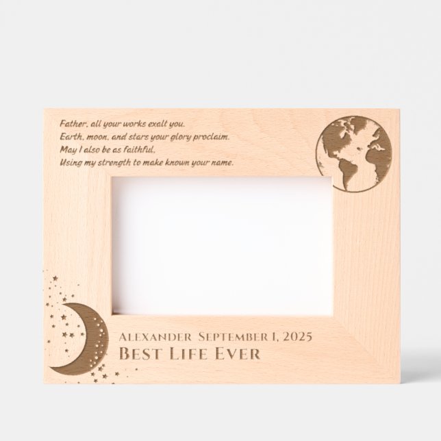 Cadres Gravés JW Baptism Keepsaké-cadeau pour les frères (Recto)