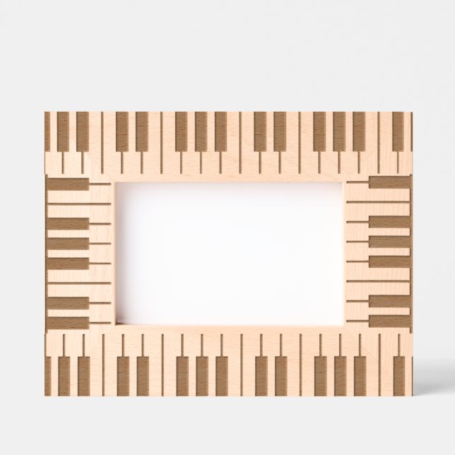 Cadres Gravés Laser de conception de clavier de piano (Recto)