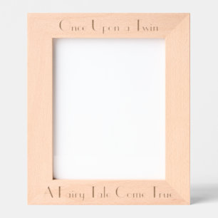 Cadres Gravés Le rêve des jumeaux devient réalité