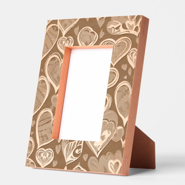 Cadres Gravés Love Hearts Photo Display for Couples (Gauche)
