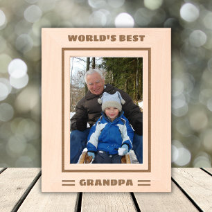 Cadres Gravés Meilleur grand-père du monde Cool de Fête des père