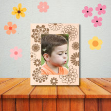 Modèle floral mou