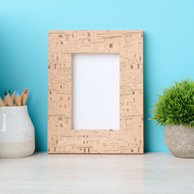 Cadres Gravés Modern community pattern Trendy Cute artwork  (Recto)