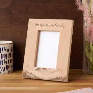 Cadres Gravés Montagnes minimales