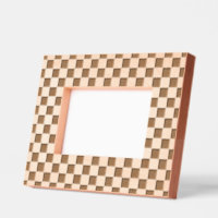 Motif à damier gravé au laser moderne
