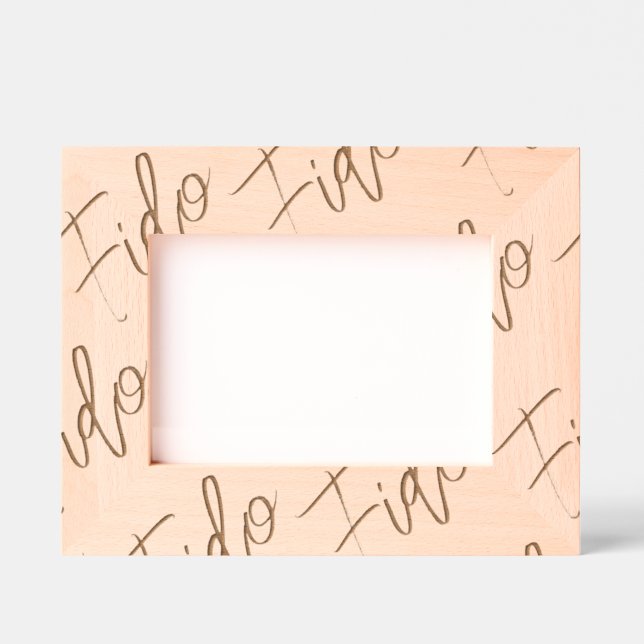 Cadres Gravés Motif de conservation intemporelle Etted Wood Pet  (Recto)