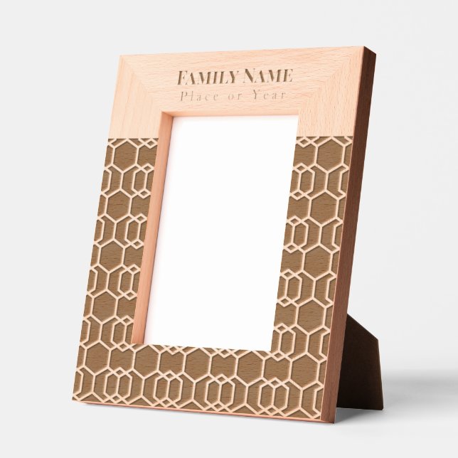 Cadres Gravés Motif de répétition moderne (Gauche)