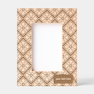 Cadres Gravés Motif géométrique de pixels Portrait floral taille