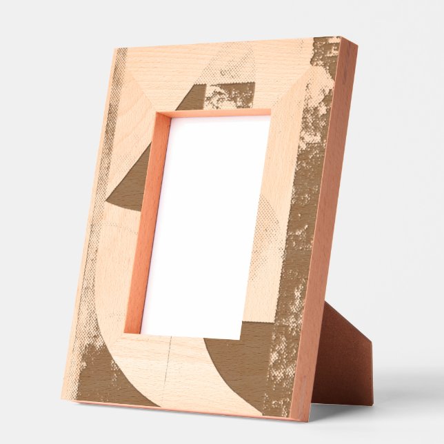 Cadres Gravés Motif géométrique rustique (Gauche)