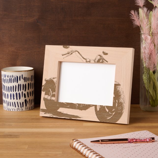 Cadres Gravés Motorcycle (Gauche)