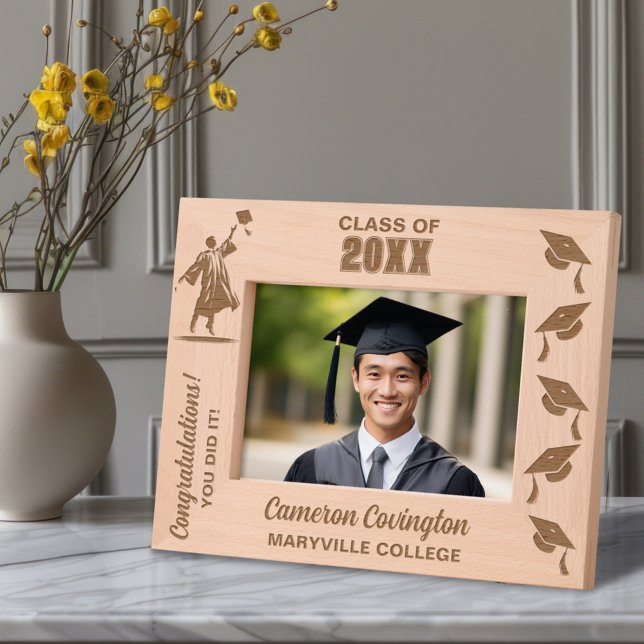 Cadres Gravés Nom du diplôme personnalisé, école/collège, année (Créateur téléchargé)