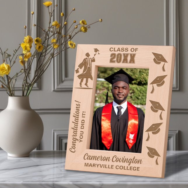 Cadres Gravés Nom du diplôme personnalisé, école/collège, année (Créateur téléchargé)