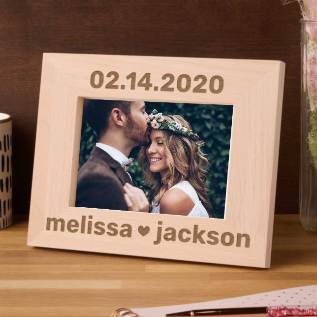 Cadres Gravés Noms des couples de coeur (Créateur téléchargé)