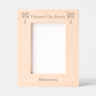 Cadres Gravés Panama City Beach Florida Laser Engraved frame