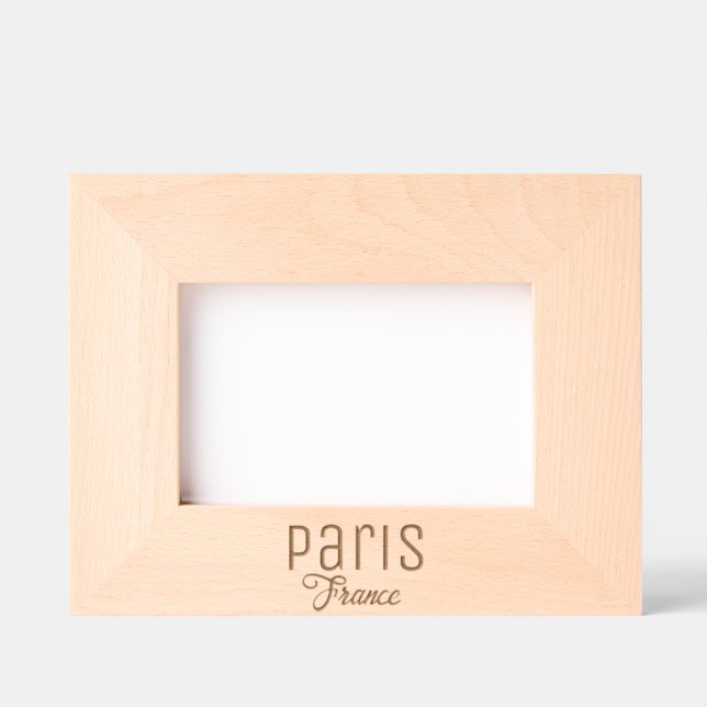 Cadres Gravés Paris, France Souvenir (Recto)