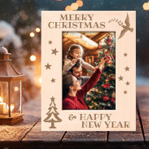 Photo moderne Joyeux Noël Elégante