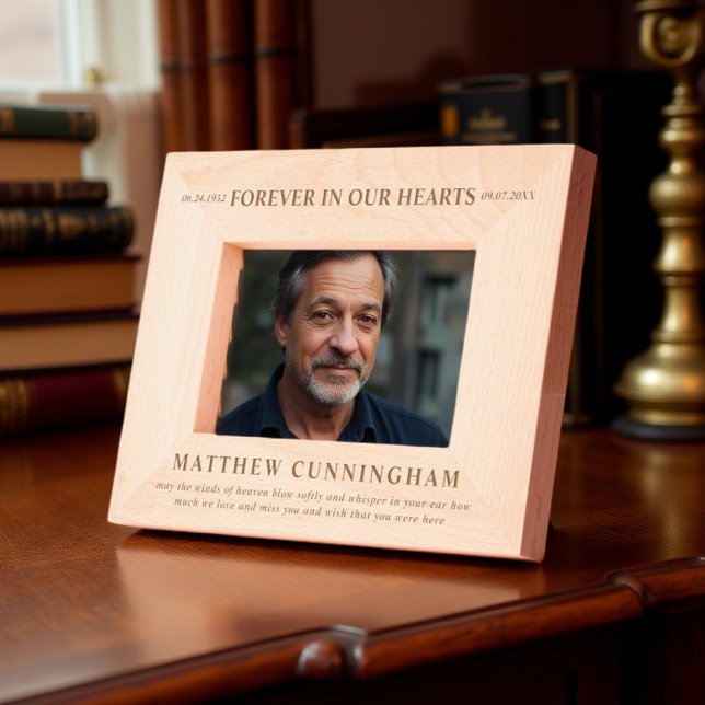 Cadres Gravés Pour toujours dans nos coeurs Moderne Simple Minim (Créateur téléchargé)