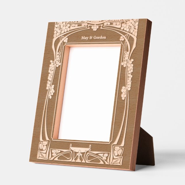 Cadres Gravés Style Art Nouveau vintage (Gauche)