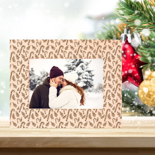 Cadres Gravés Sucre de canne de Noël Motif 7x5