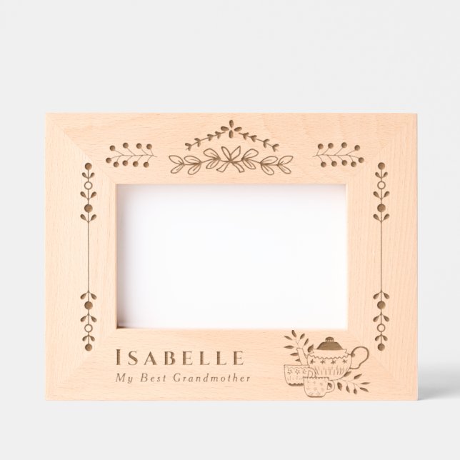 Cadres Gravés Teapots and Cups  (Recto)