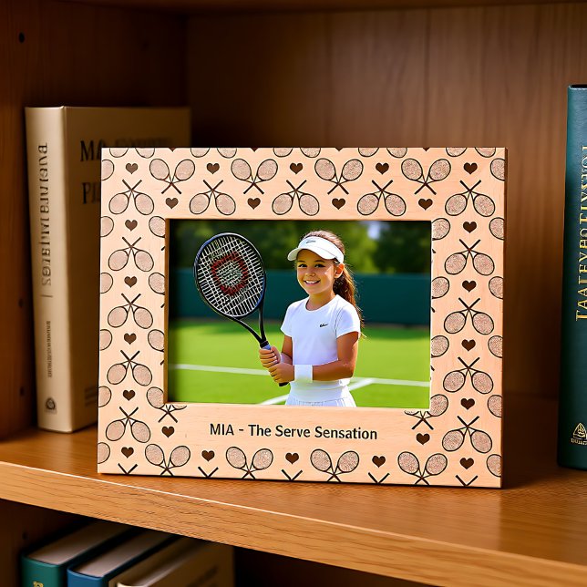 Cadres Gravés Tennis Love Match Frame (Tennis Love Match Frame Engraved Frames)