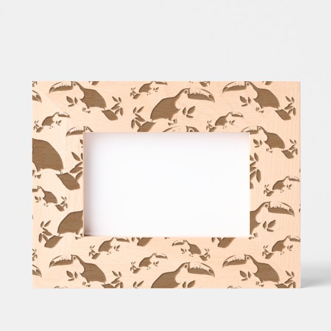 Cadres Gravés Tropical Toucans - Playful Jungle (Recto)