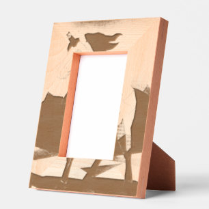 Cadres Gravés une licorne de autocollant