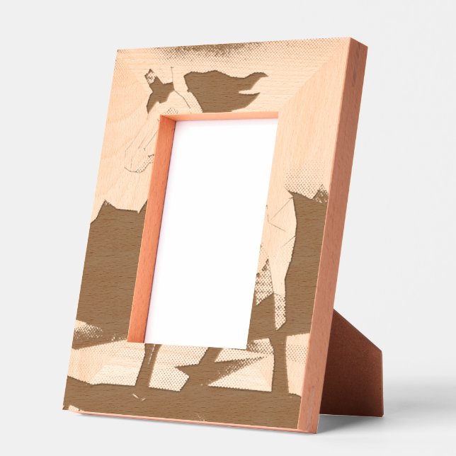 Cadres Gravés une licorne de autocollant (Gauche)