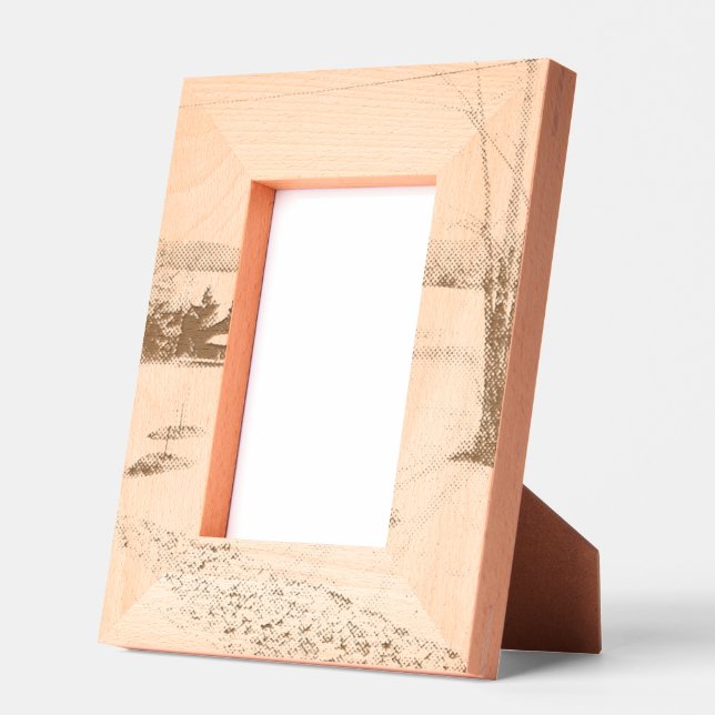 Cadres Gravés vrai photo village (Gauche)