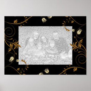 Cadres Pour Votre Photo Poster Image Black Gold