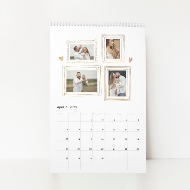 Cadres tirés à la main - Calendrier de Collage de  (Créateur téléchargé)