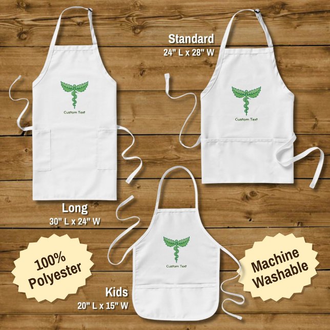 Caducée avec tablier long à feuilles (Créateur téléchargé)