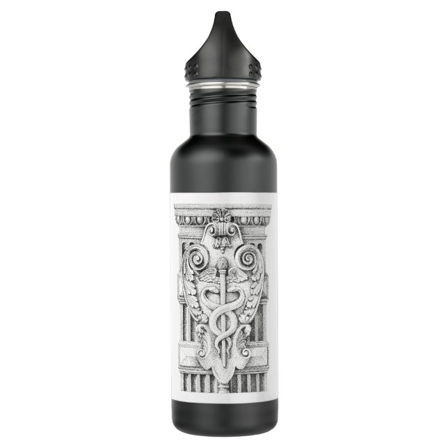 CADUCEUS 24oz Water Bottle (Left)